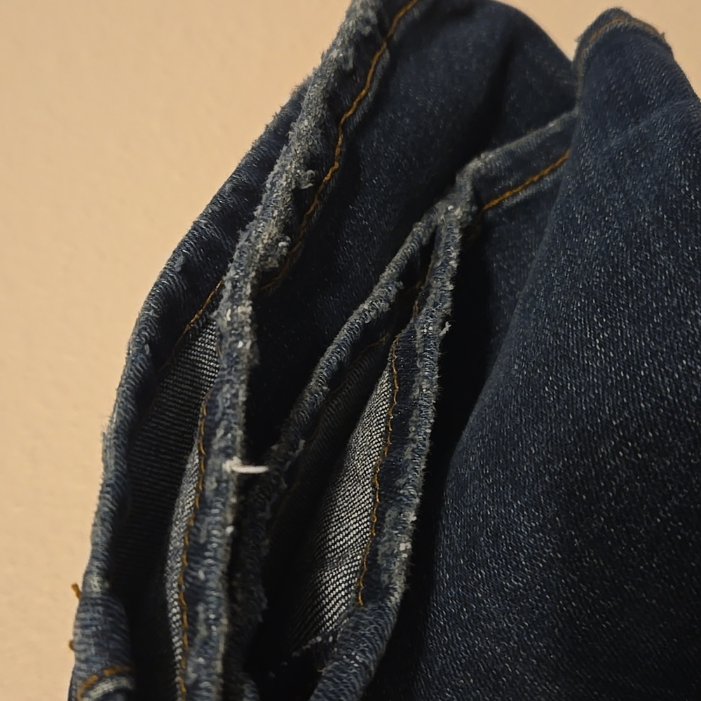 Mens Lucky Brand Dark Blue Straight Leg Jeans - Picture 5 of 6